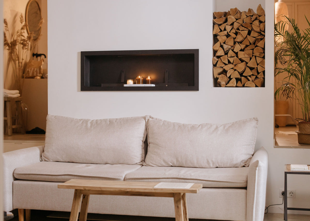 Un salon cocooning pour l'hiver : textures et tons chauds